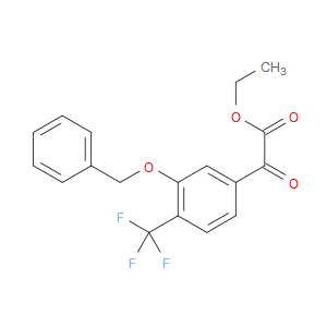 ethyl 2-(3-(benzyloxy)-4-(trifluoromethyl)phenyl)-2-oxoacetate