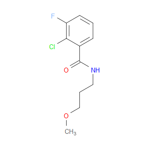 Benzamide, 2-chloro-3-fluoro-N-(3-methoxypropyl)-