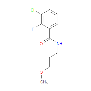 Benzamide, 3-chloro-2-fluoro-N-(3-methoxypropyl)-