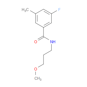 Benzamide, 3-fluoro-N-(3-methoxypropyl)-5-methyl-
