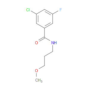 Benzamide, 3-chloro-5-fluoro-N-(3-methoxypropyl)-