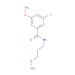 Benzamide, 3-chloro-5-methoxy-N-(3-methoxypropyl)-
