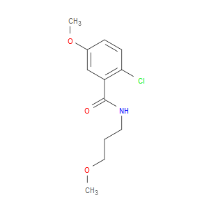 Benzamide, 2-chloro-5-methoxy-N-(3-methoxypropyl)-