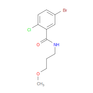 5-Bromo-2-chloro-N-(3-methoxypropyl)benzamide