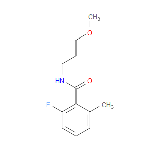 Benzamide, 2-fluoro-N-(3-methoxypropyl)-6-methyl-