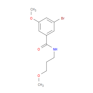 Benzamide, 3-bromo-5-methoxy-N-(3-methoxypropyl)-