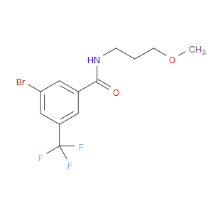Benzamide, 3-bromo-N-(3-methoxypropyl)-5-(trifluoromethyl)-
