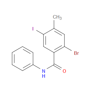 2-bromo-5-iodo-4-methyl-N-phenylbenzamide