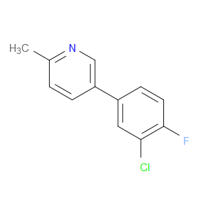 Pyridine, 5-(3-chloro-4-fluorophenyl)-2-methyl-