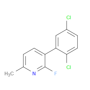 Pyridine, 3-(2,5-dichlorophenyl)-2-fluoro-6-methyl-