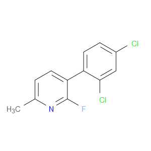 Pyridine, 3-(2,4-dichlorophenyl)-2-fluoro-6-methyl-