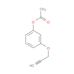 Phenol, 3-(2-propyn-1-yloxy)-, 1-acetate