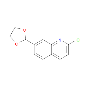 Quinoline, 2-chloro-7-(1,3-dioxolan-2-yl)-