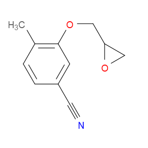 4-Methyl-3-(2-oxiranylmethoxy)benzonitrile