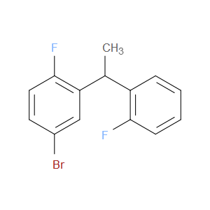 4-bromo-1-fluoro-2-(1-(2-fluorophenyl)ethyl)benzene