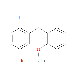4-bromo-1-fluoro-2-(2-methoxybenzyl)benzene