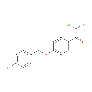 2,2-dichloro-1-(4-((4-chlorobenzyl)oxy)phenyl)ethanone