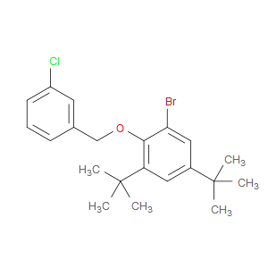 1-bromo-3,5-di-tert-butyl-2-((3-chlorobenzyl)oxy)benzene