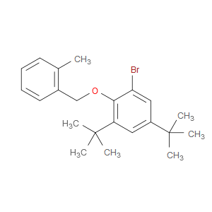 1-bromo-3,5-di-tert-butyl-2-((2-methylbenzyl)oxy)benzene
