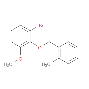 1-bromo-3-methoxy-2-((2-methylbenzyl)oxy)benzene