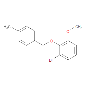 1-bromo-3-methoxy-2-((4-methylbenzyl)oxy)benzene