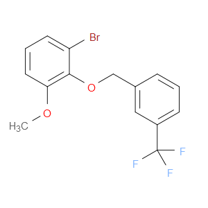 1-bromo-3-methoxy-2-((3-(trifluoromethyl)benzyl)oxy)benzene
