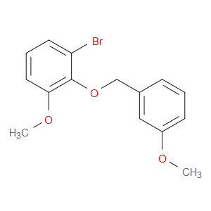 1-bromo-3-methoxy-2-((3-methoxybenzyl)oxy)benzene