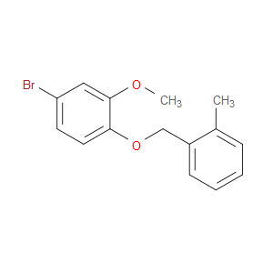 4-bromo-2-methoxy-1-((2-methylbenzyl)oxy)benzene