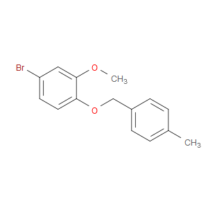 4-bromo-2-methoxy-1-((4-methylbenzyl)oxy)benzene