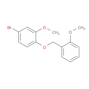 4-bromo-2-methoxy-1-((2-methoxybenzyl)oxy)benzene