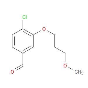 Benzaldehyde, 4-chloro-3-(3-methoxypropoxy)-