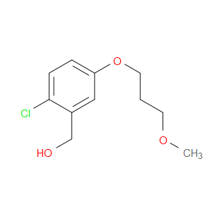 2-Chloro-5-(3-methoxypropoxy)benzenemethanol