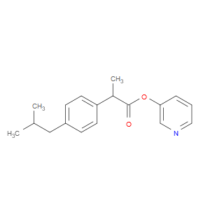 3-Pyridinyl α-methyl-4-(2-methylpropyl)benzeneacetate