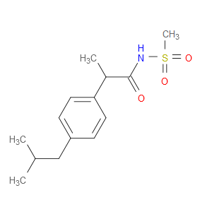 α-Methyl-4-(2-methylpropyl)-N-(methylsulfonyl)benzeneacetamide
