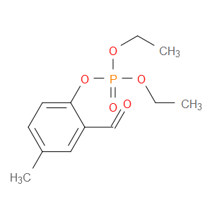Diethyl 2-formyl-4-methylphenyl phosphate