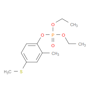 Phosphoric acid, diethyl 2-methyl-4-(methylthio)phenyl ester