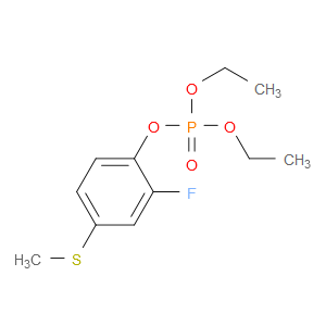 Diethyl 2-fluoro-4-(methylthio)phenyl phosphate
