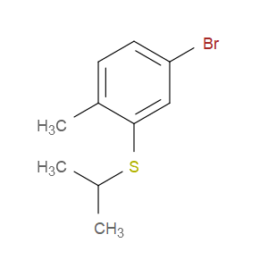(5-bromo-2-methylphenyl)(isopropyl)sulfane