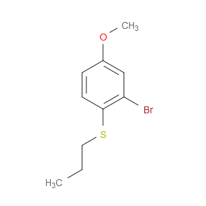 (2-bromo-4-methoxyphenyl)(propyl)sulfane