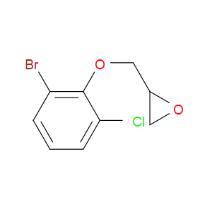 2-((2-bromo-6-chlorophenoxy)methyl)oxirane