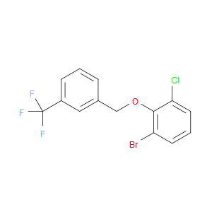 1-bromo-3-chloro-2-((3-(trifluoromethyl)benzyl)oxy)benzene