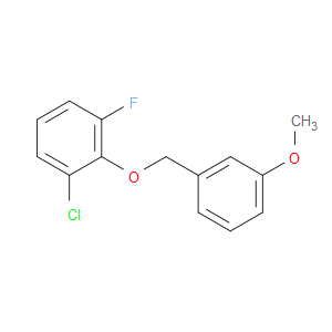 1-chloro-3-fluoro-2-((3-methoxybenzyl)oxy)benzene