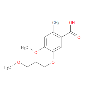 4-Methoxy-5-(3-methoxypropoxy)-2-methylbenzoic acid