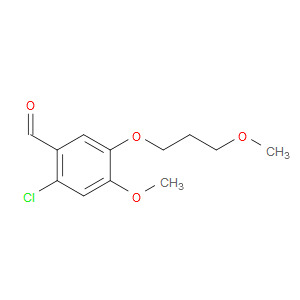 2-Chloro-4-methoxy-5-(3-methoxypropoxy)benzaldehyde