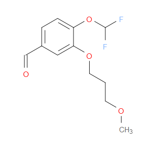 Benzaldehyde, 4-(difluoromethoxy)-3-(3-methoxypropoxy)-