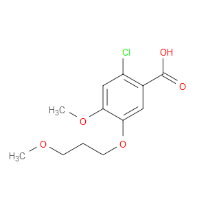 2-Chloro-4-methoxy-5-(3-methoxypropoxy)benzoic acid
