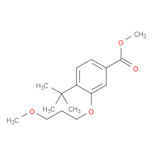 Methyl 4-(1,1-dimethylethyl)-3-(3-methoxypropoxy)benzoate