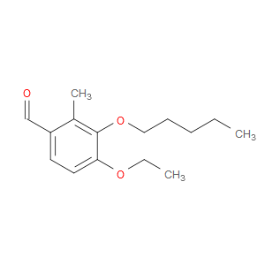 4-Ethoxy-2-methyl-3-(pentyloxy)benzaldehyde