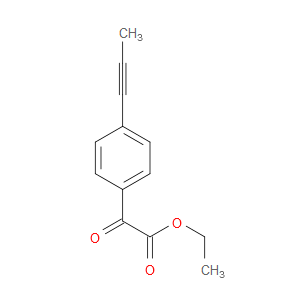 Ethyl α-oxo-4-(1-propyn-1-yl)benzeneacetate