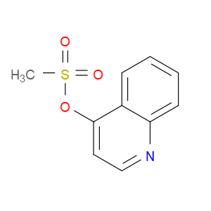 4-Quinolinol, 4-methanesulfonate